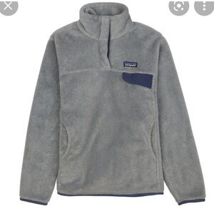 Women’s Patagonia Re-Tool Half-Snap pullover gray sweater